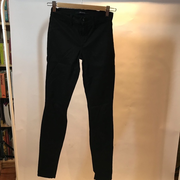 J Brand 815 Mid-Rise Super Skinny In Black Velvet - Picture 3 of 3